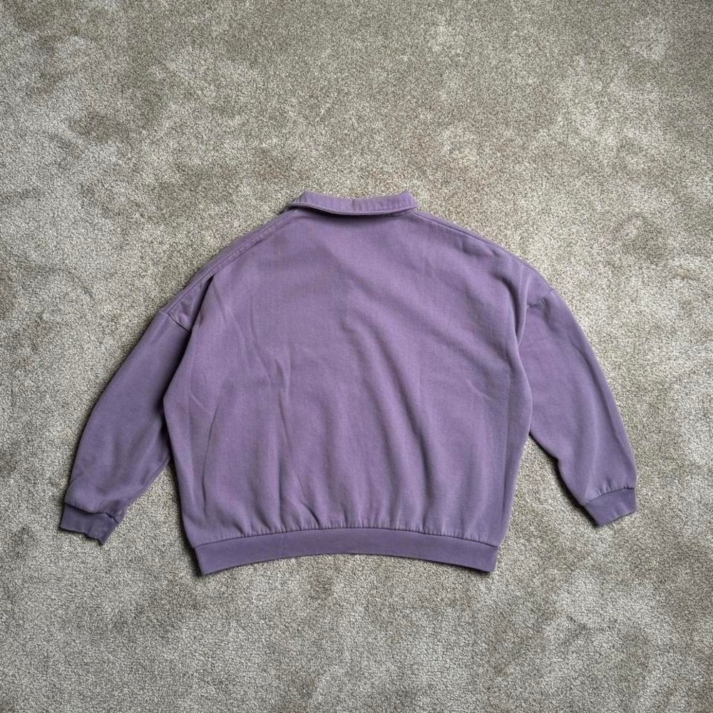 TWIK PALE PURPLE COLLARED SWEATSHIRT - Picture 5 of 5